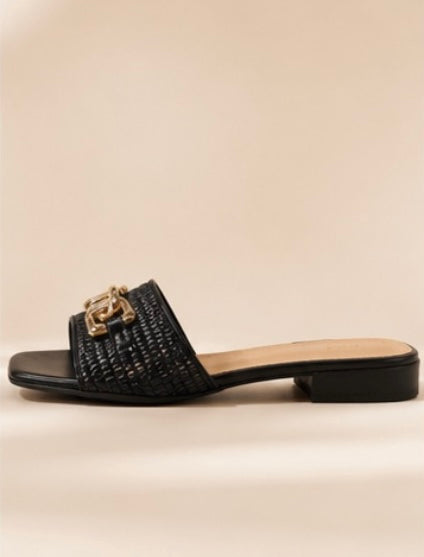 Sandales talons noires