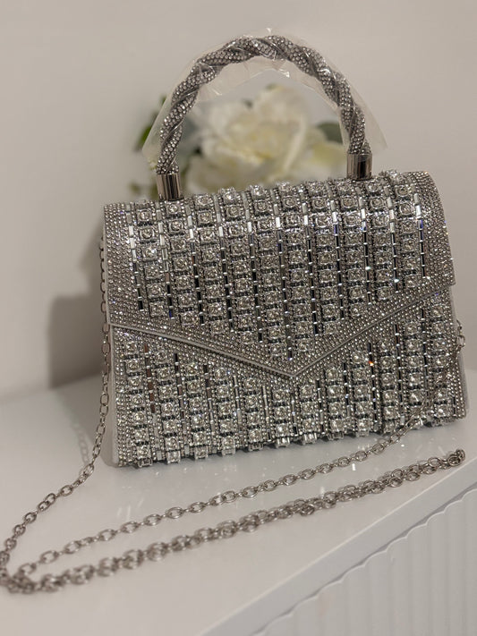 Sac chic argenté