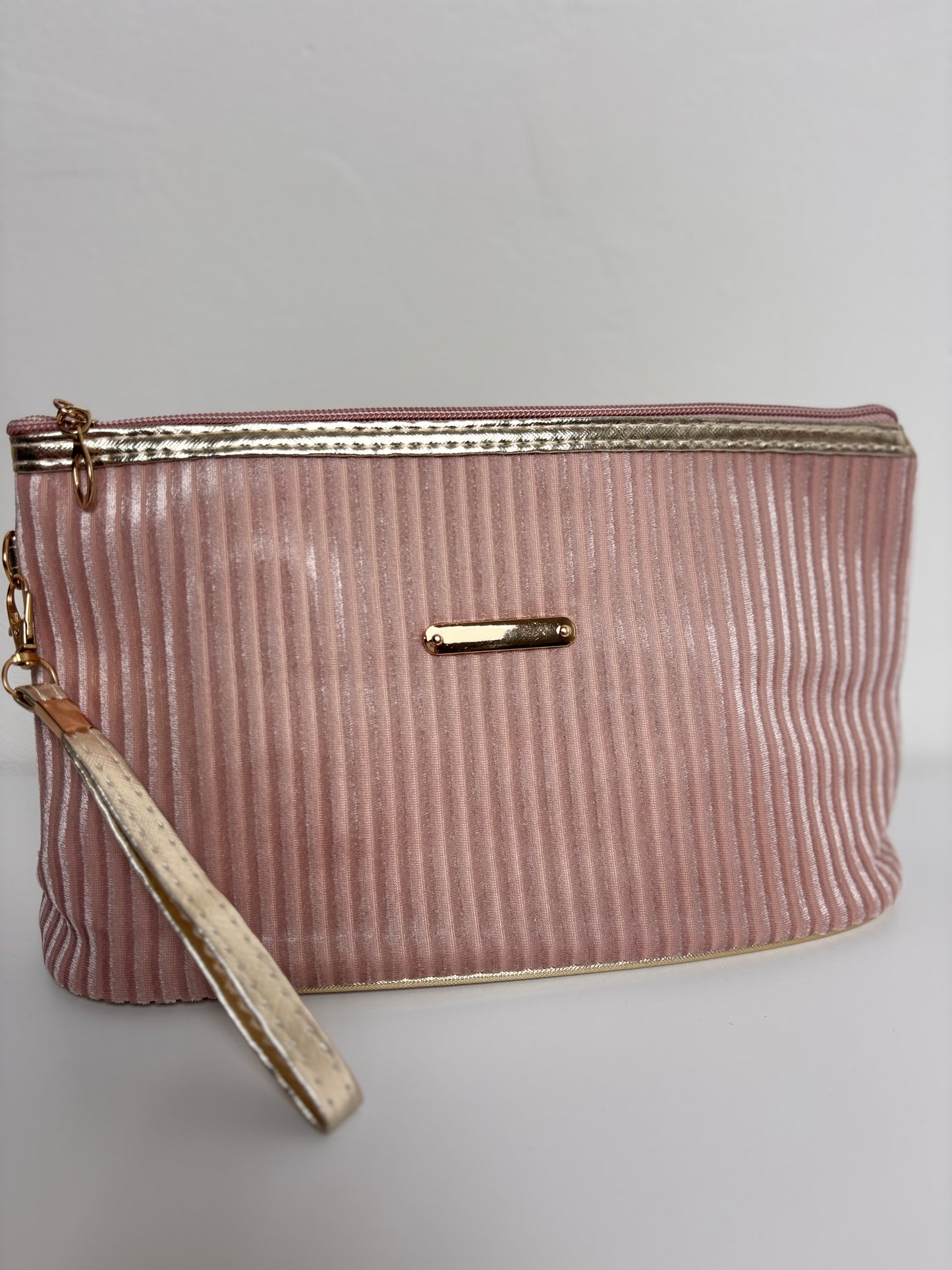 Trousse de maquillage rose