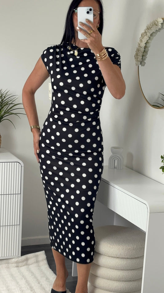 ROBE LONGUE POIS NOIRE