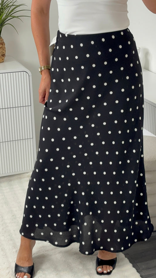 JUPE POIS NOIRE