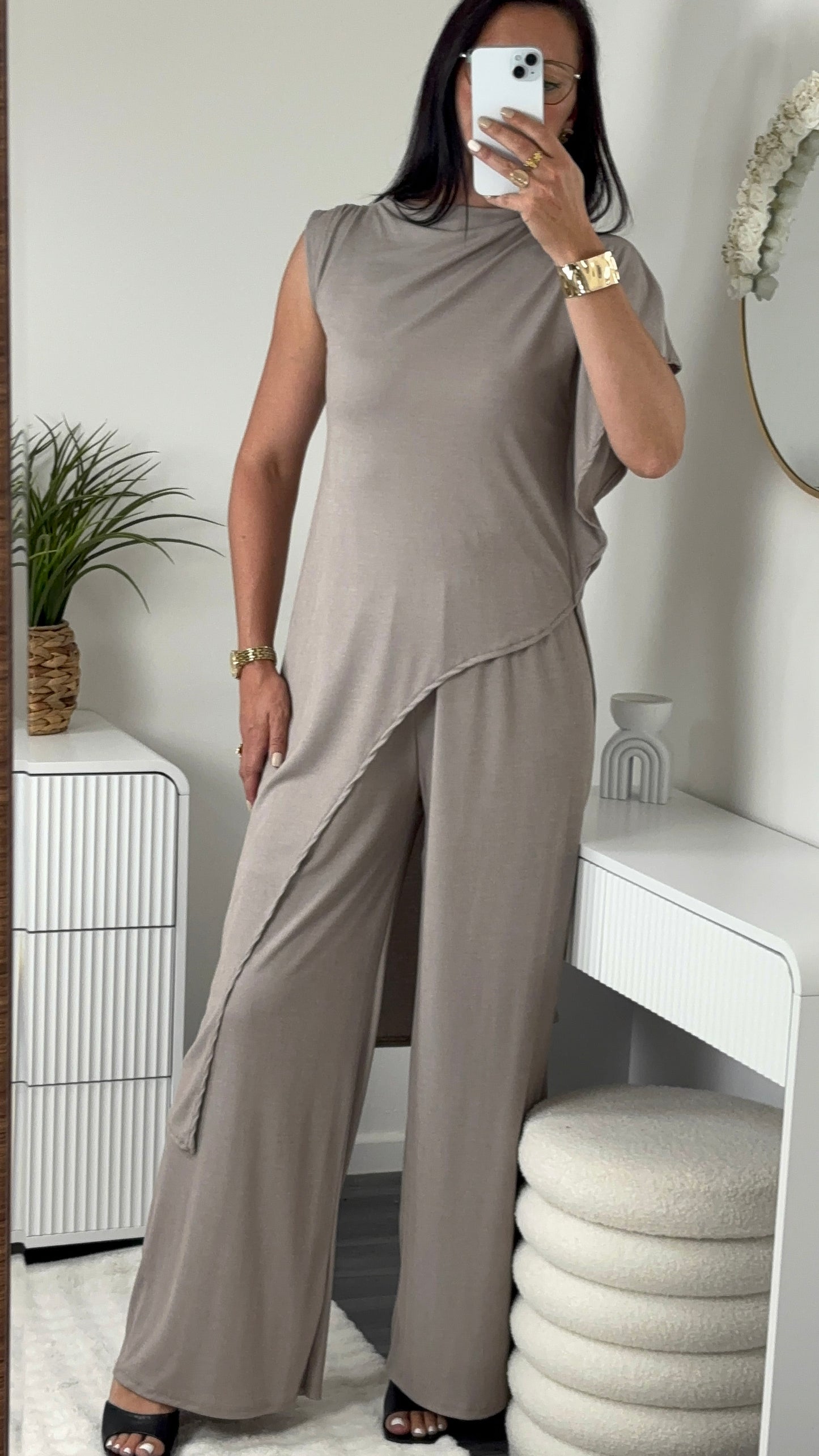 ENSEMBLE LONG TAUPE