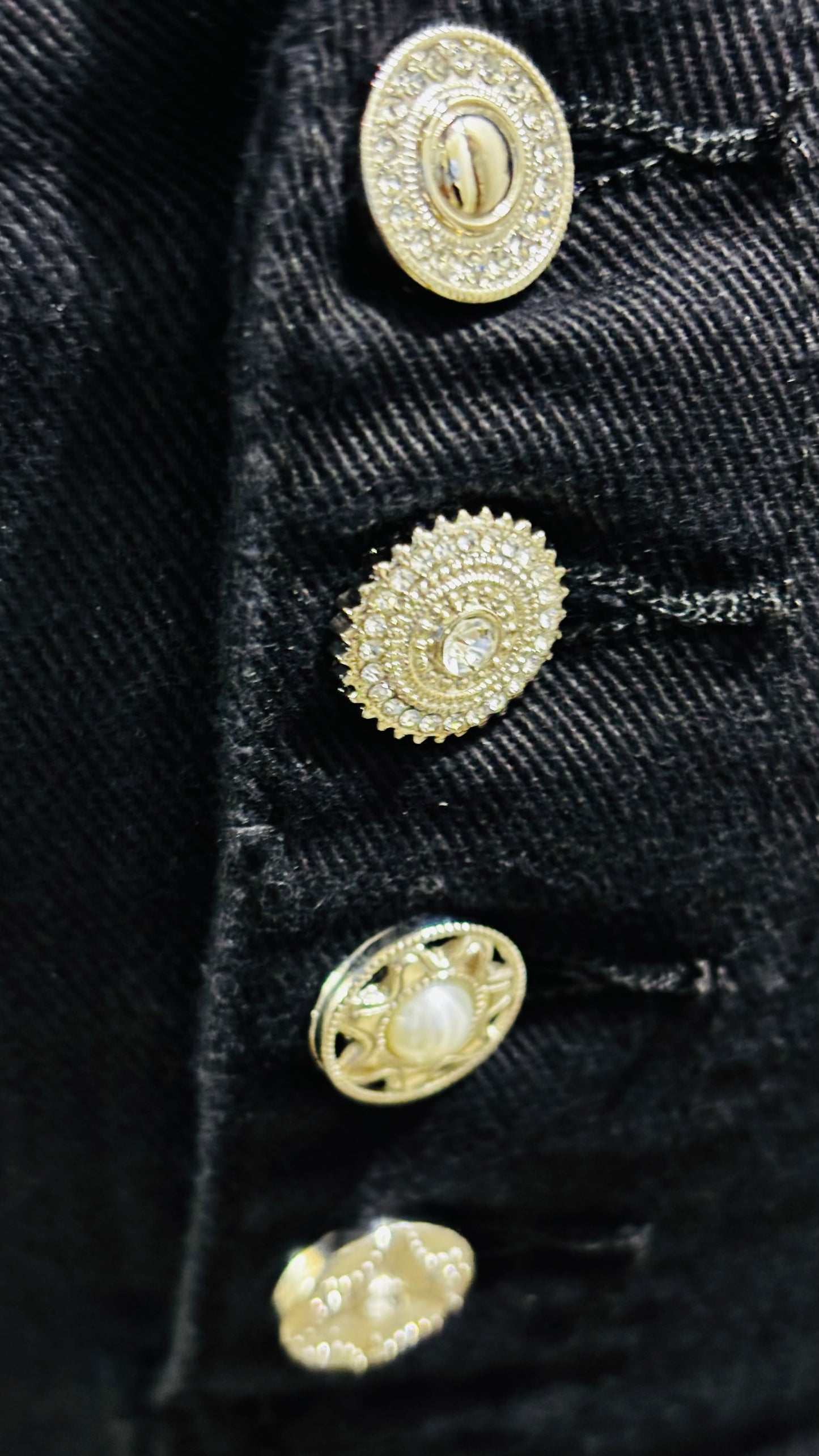Jupes en jeans noires