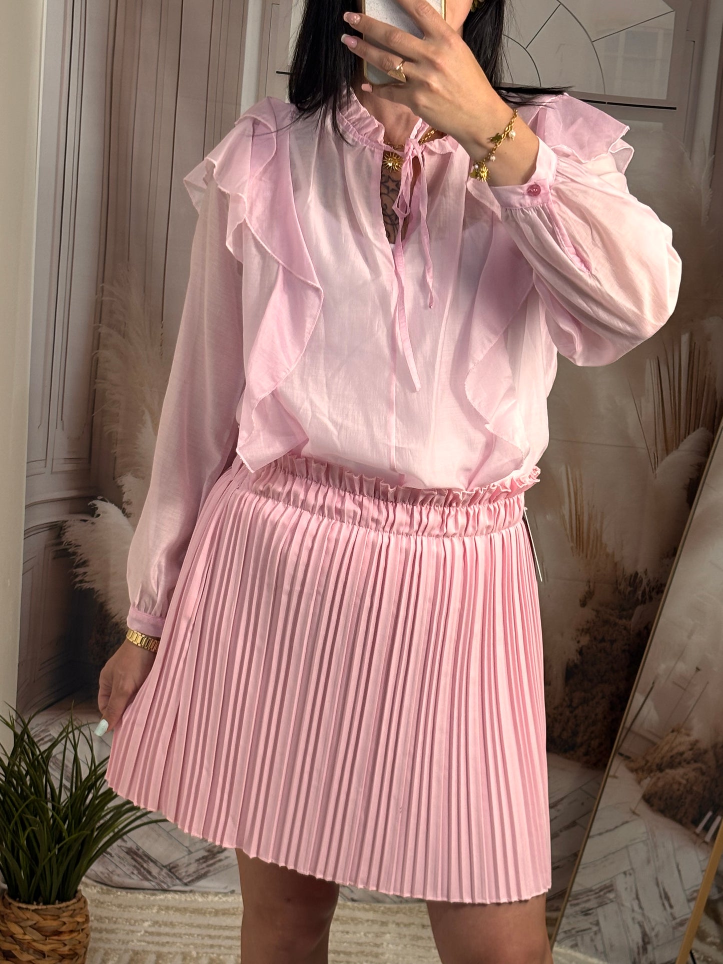 Jupe rose