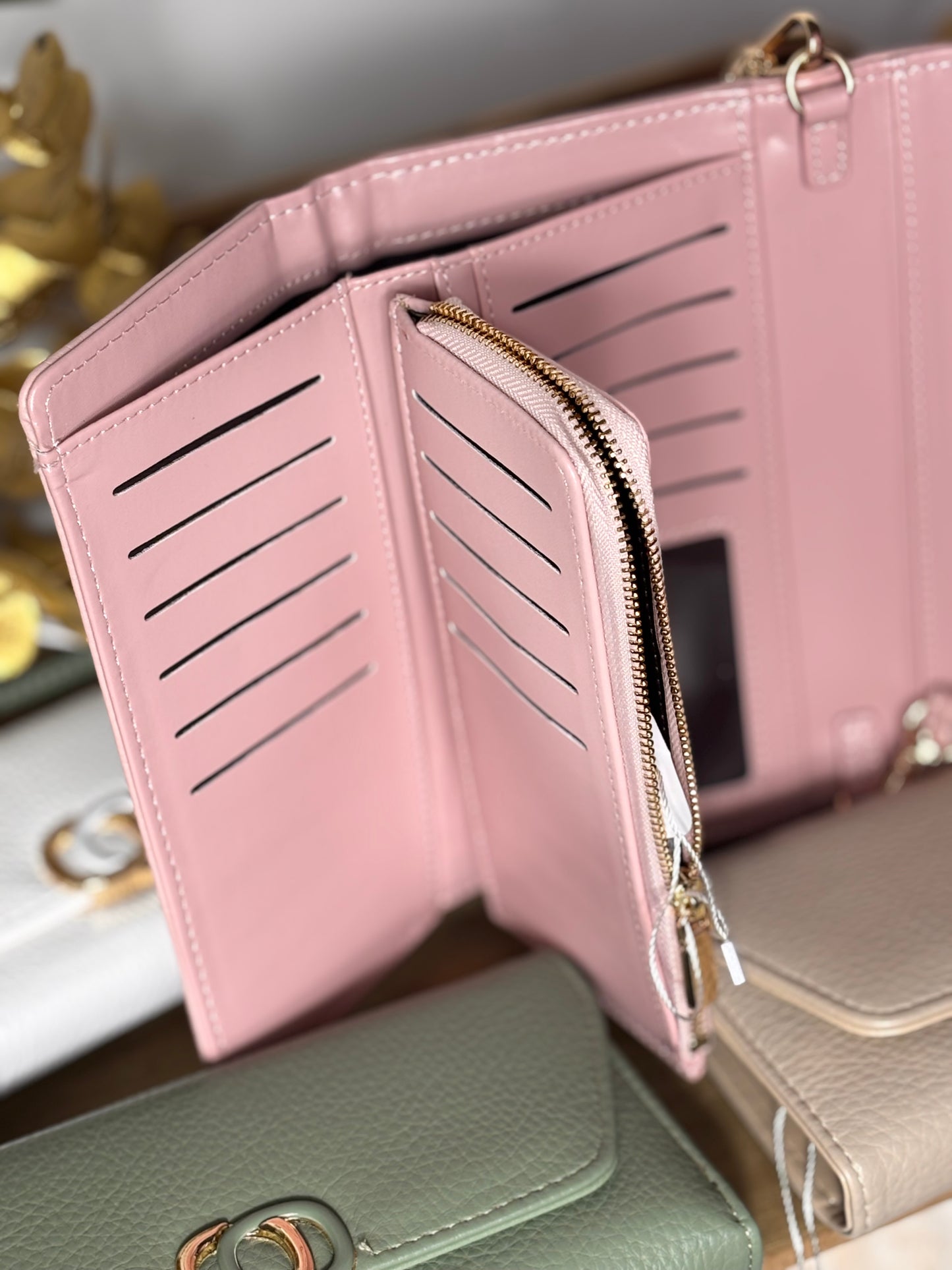 Sac portefeuille vert