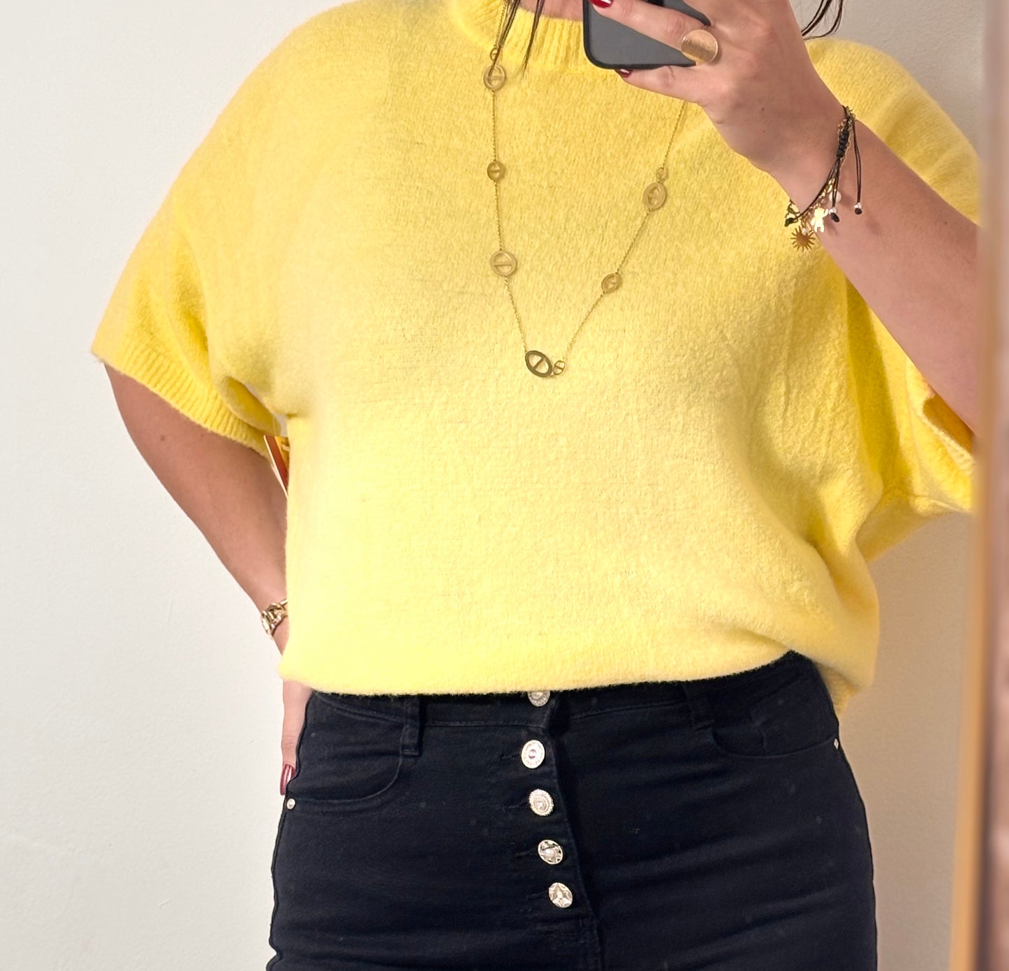 Pull jaune