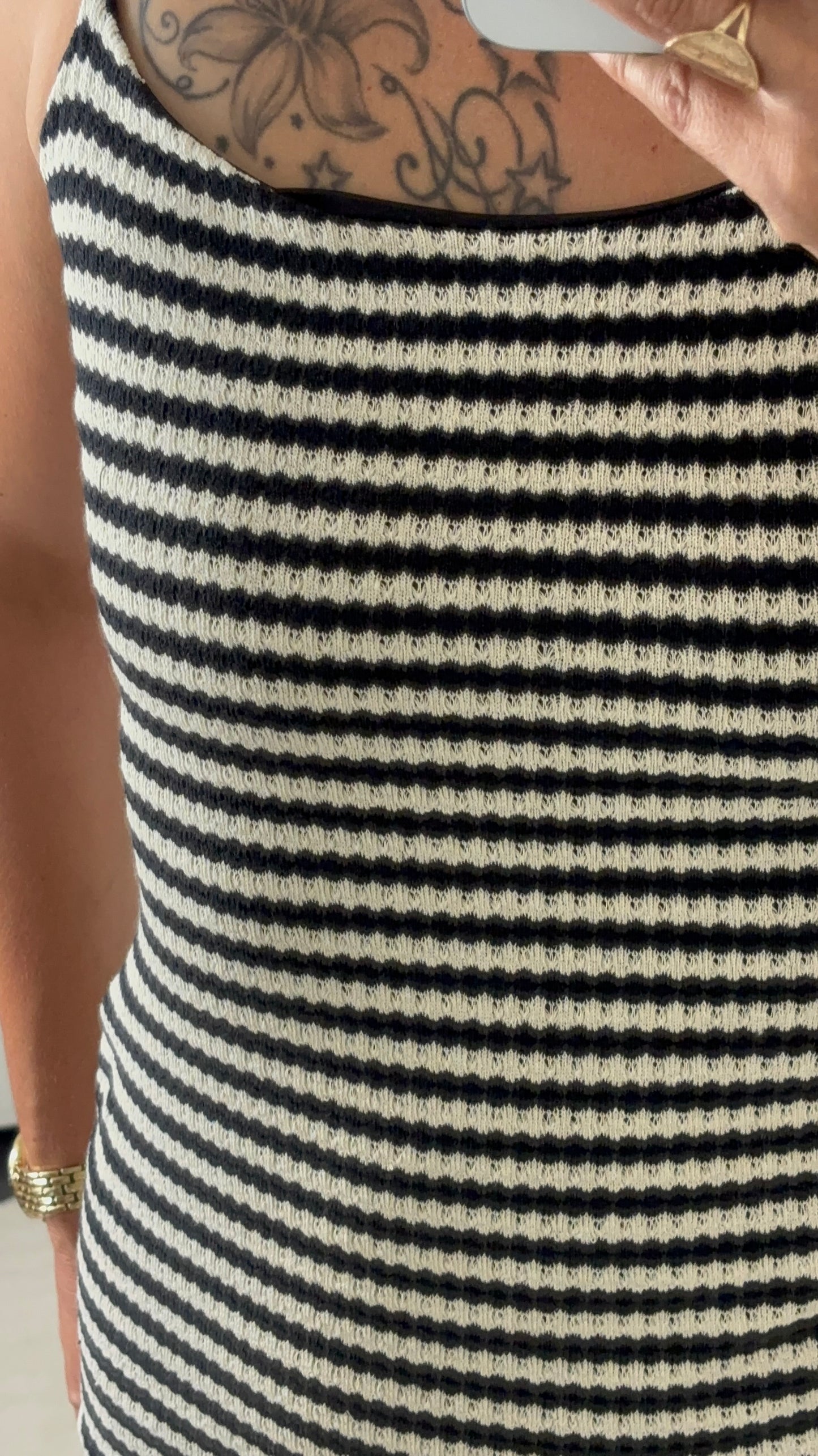 ROBE CROCHET NOIRE