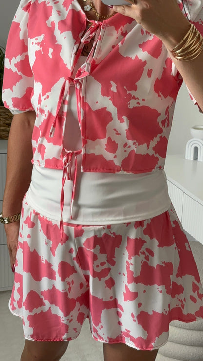 Ensemble taches roses