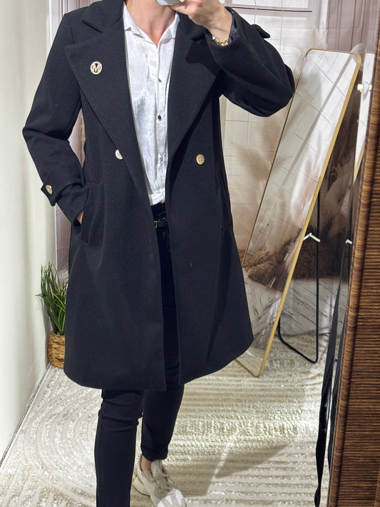 Manteau long noir