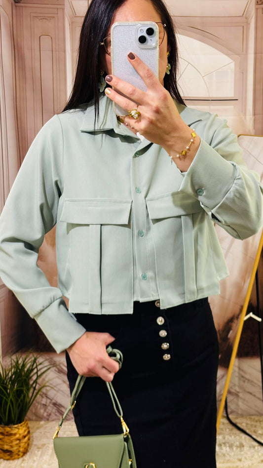 Chemise verte