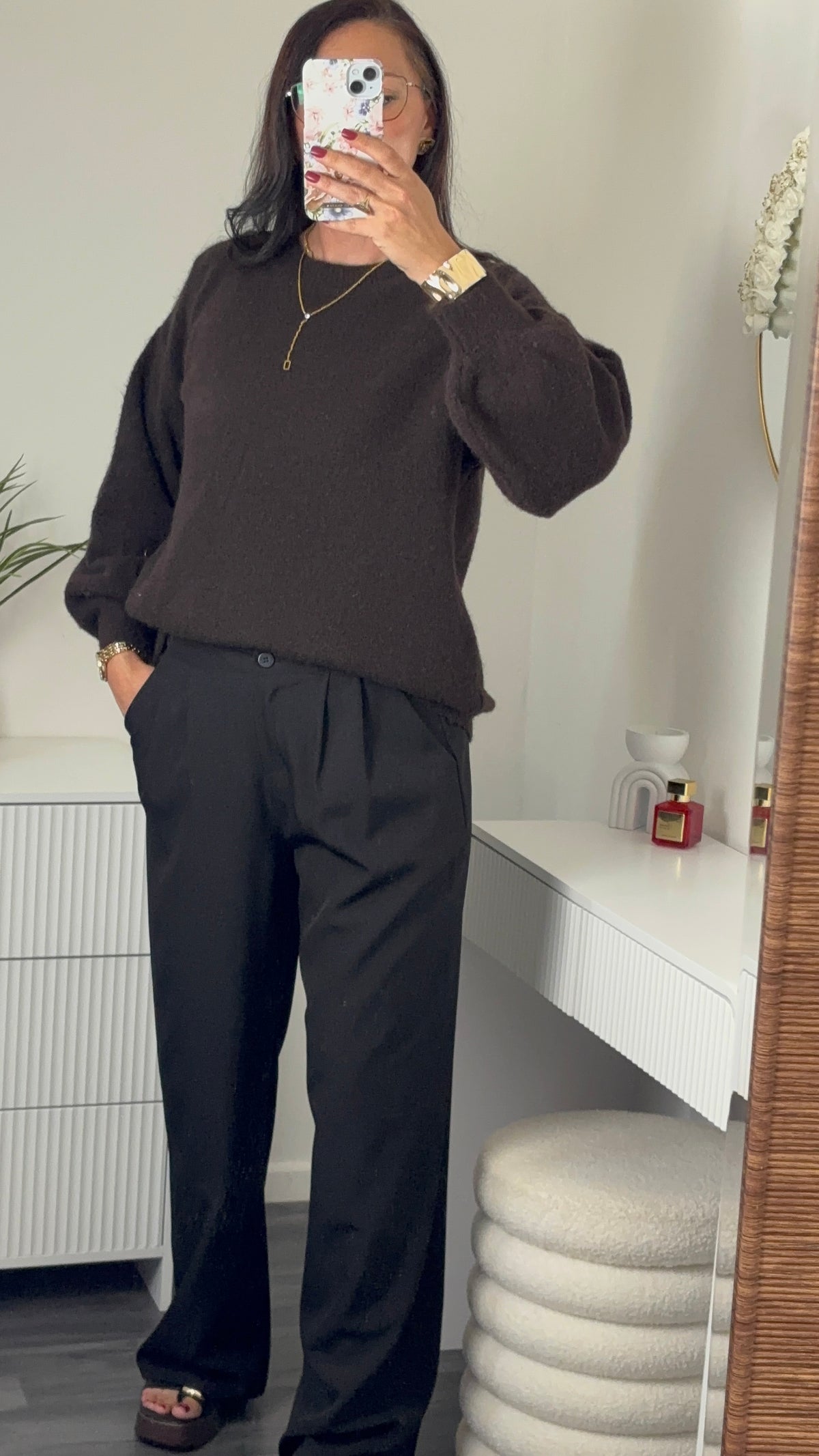 PULL COL ROND | CHOCO