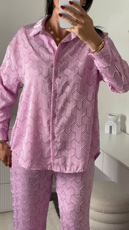 Ensemble motif rose