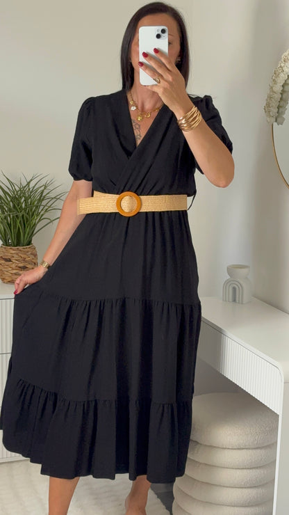 Robe longue noire