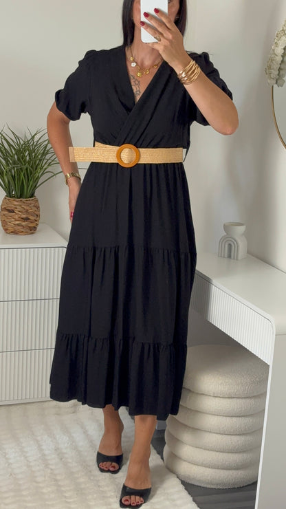 Robe longue noire