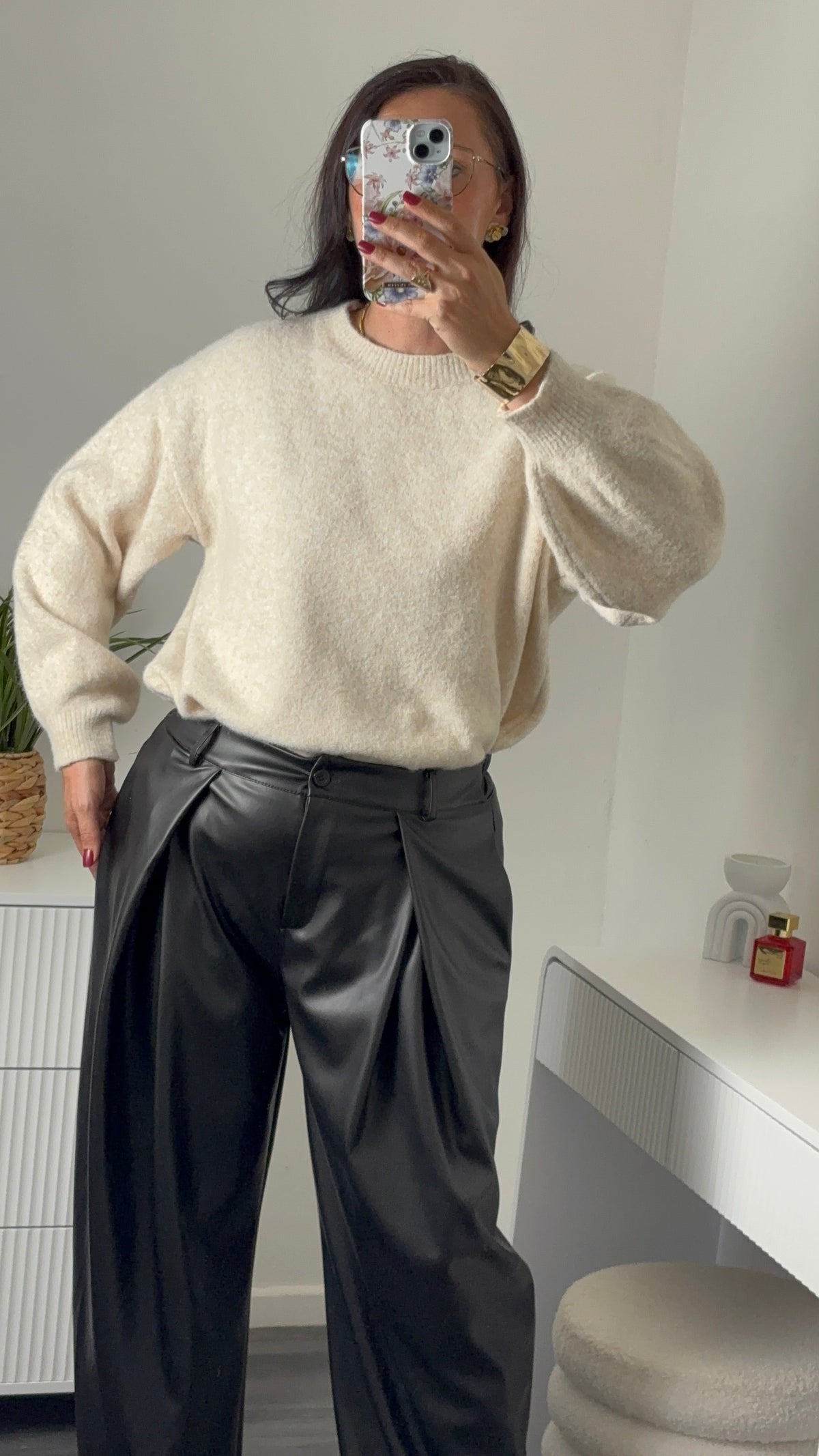 PULL COL ROND | BEIGE