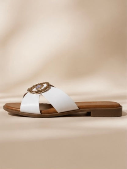 Sandales blanches