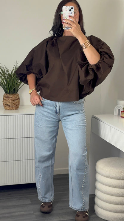 BLOUSE | CHOCO