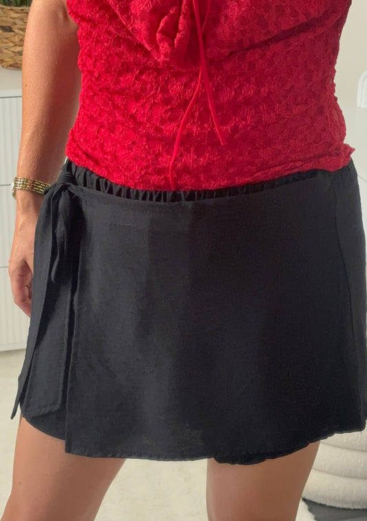 JUPE SHORT | NOIR