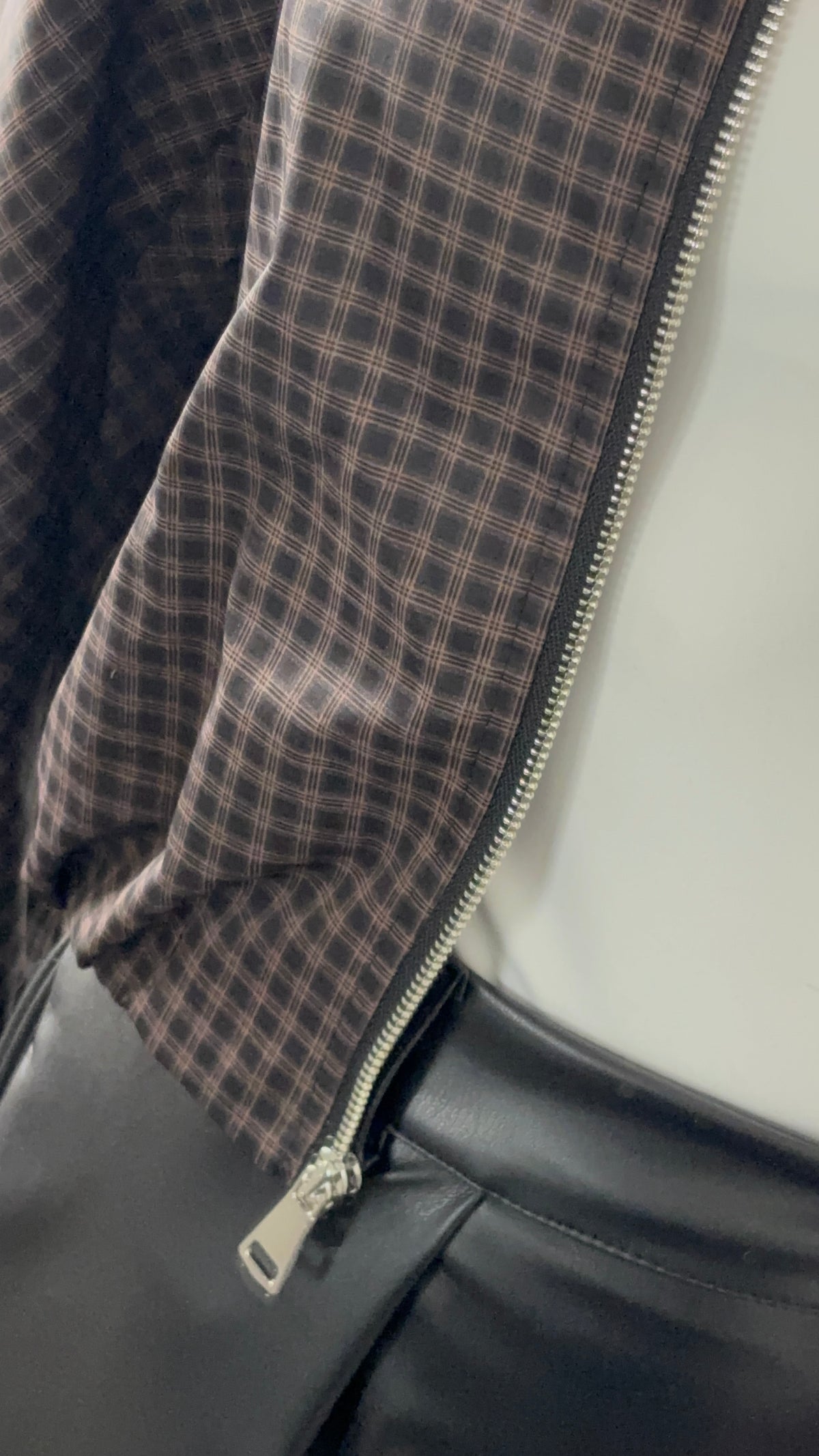 VESTE CARREAUX | NOIR