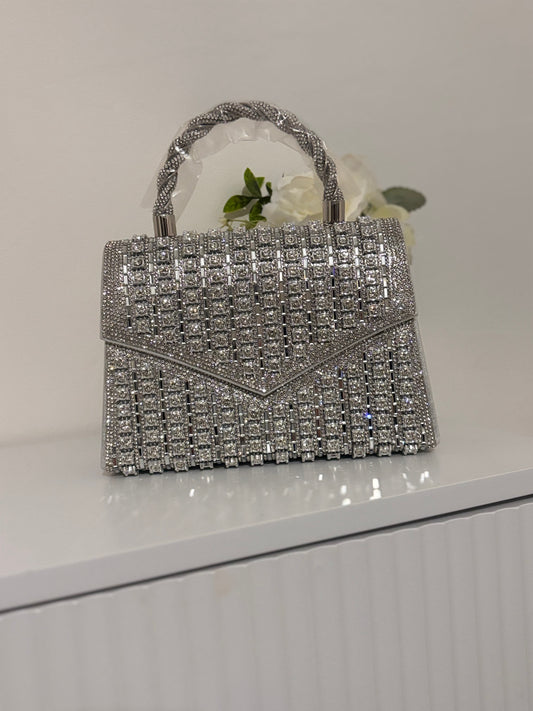 Sac chic argenté