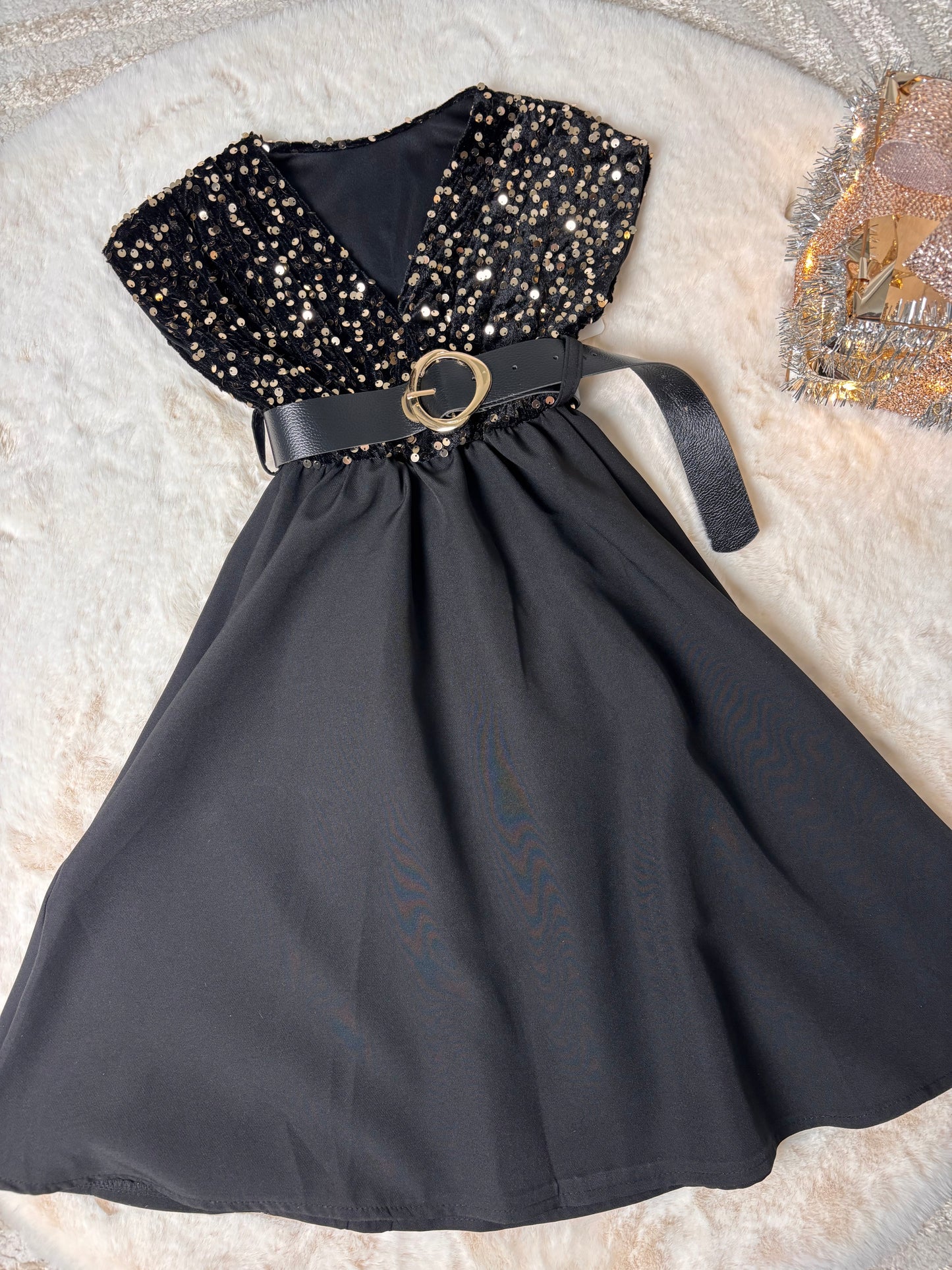 Robe chic fille & ceinture