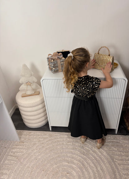 Robe chic fille & ceinture