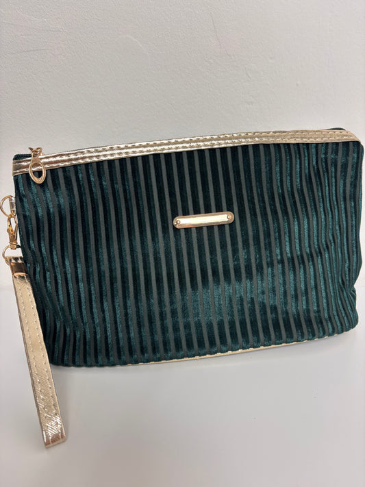 Trousse maquillage verte