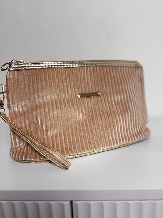 Trousse maquillage beige