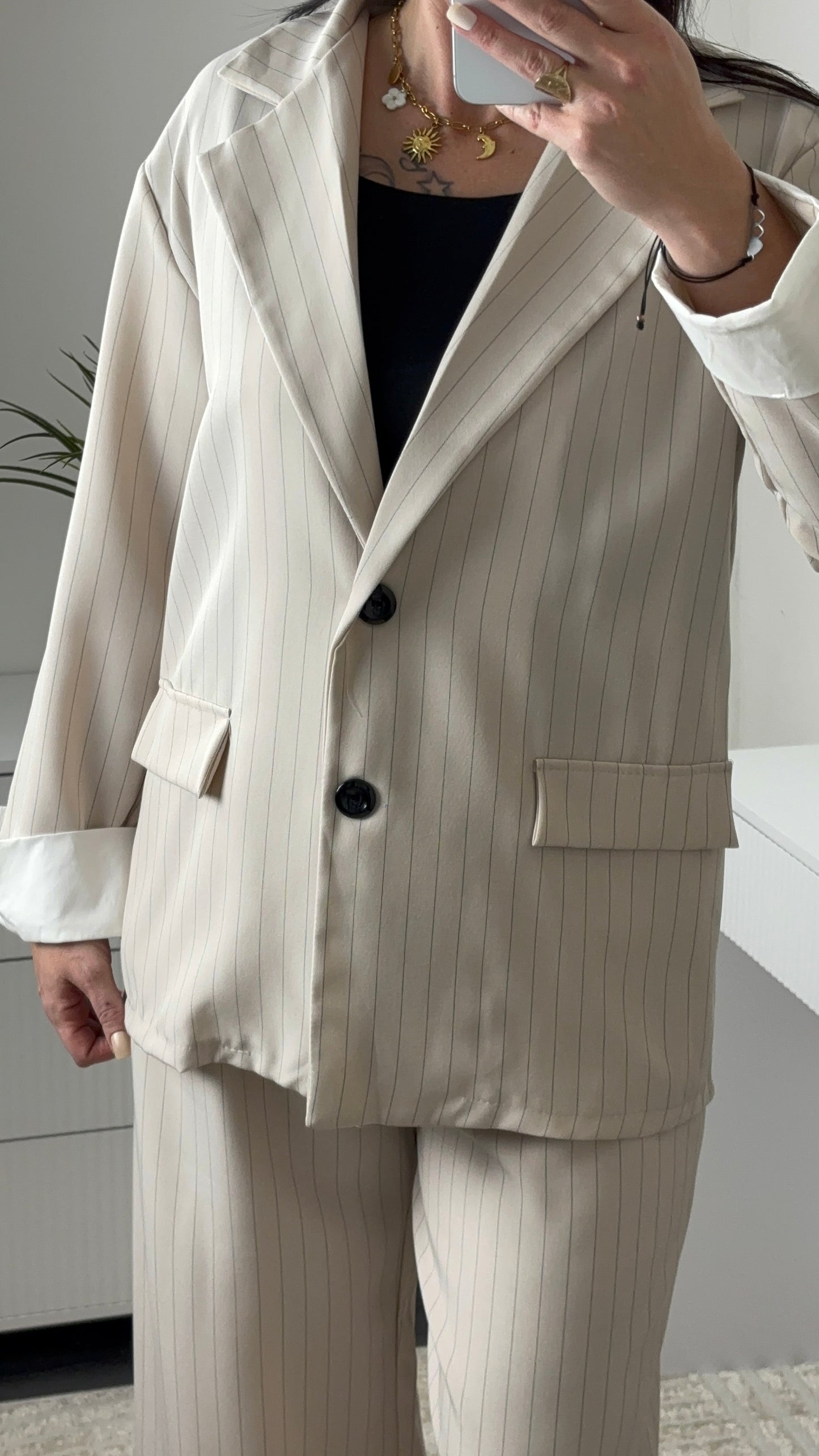 ENSEMBLE BLAZER BEIGE