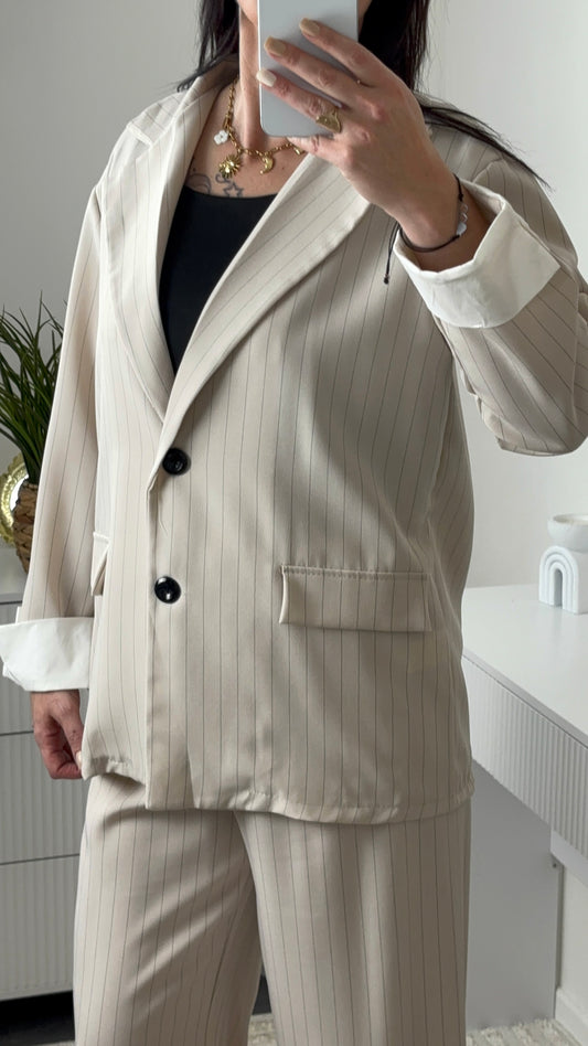 ENSEMBLE BLAZER BEIGE