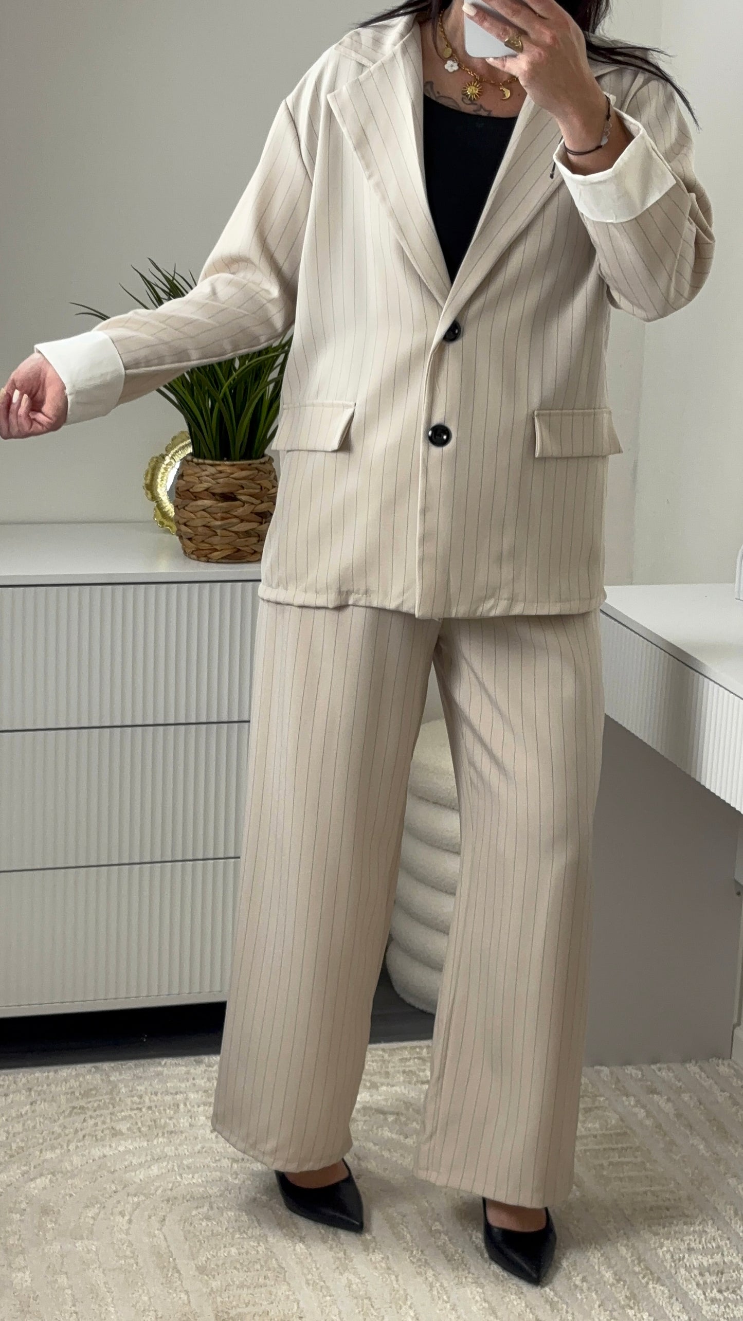 ENSEMBLE BLAZER BEIGE