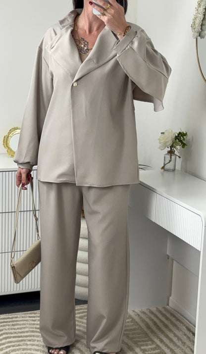 ENSEMBLE PÉPITE TAUPE