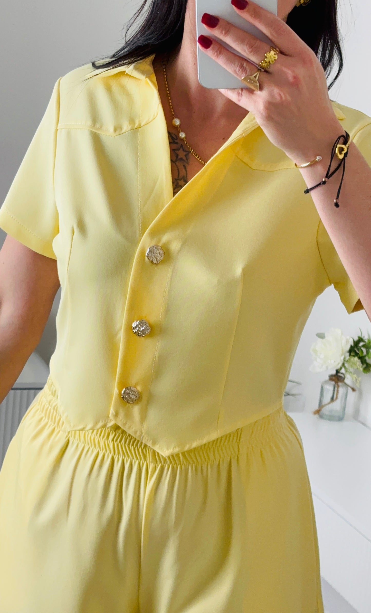 ENSEMBLE COURT JAUNE