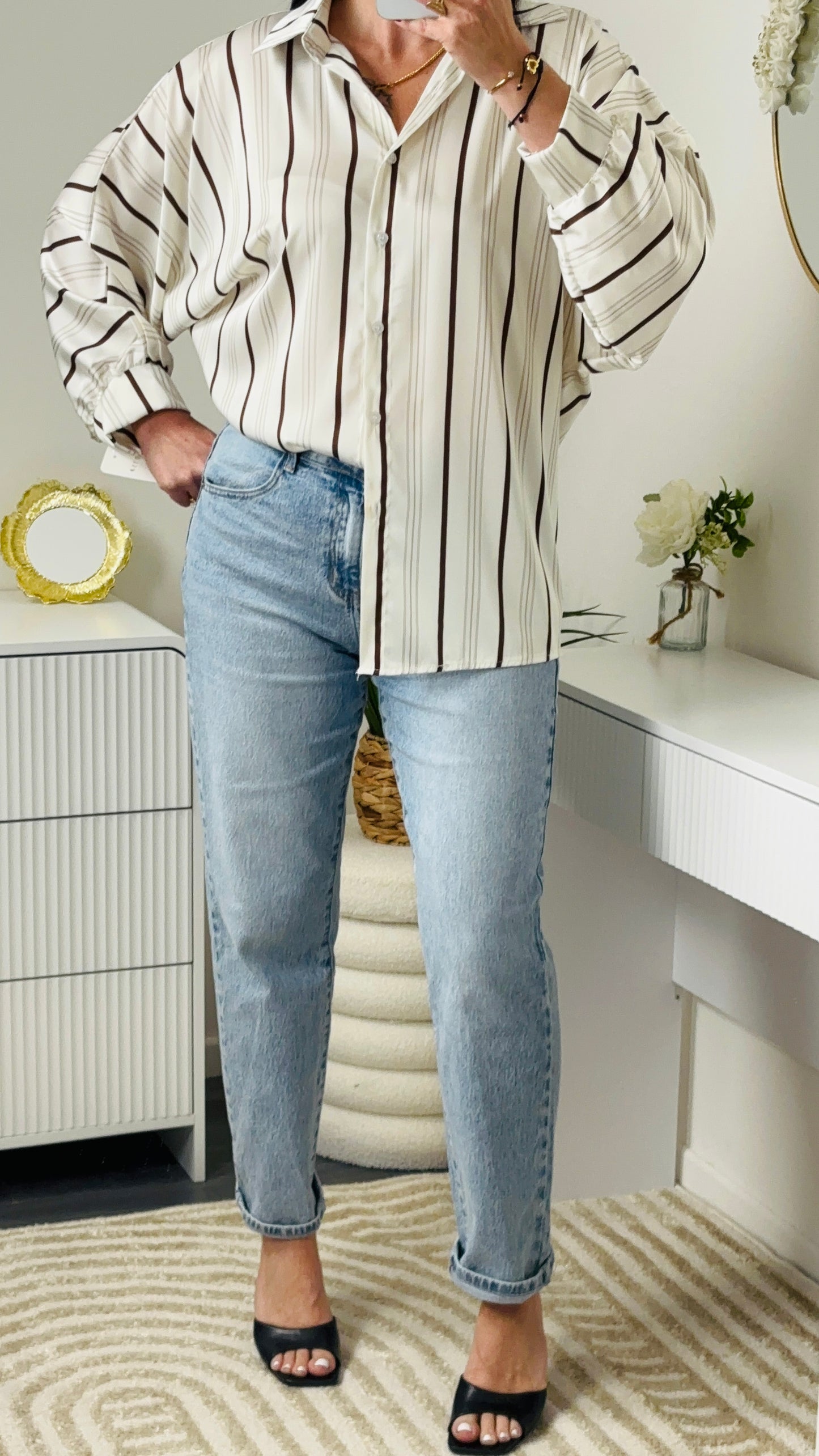 CHEMISE SATIN BLANC
