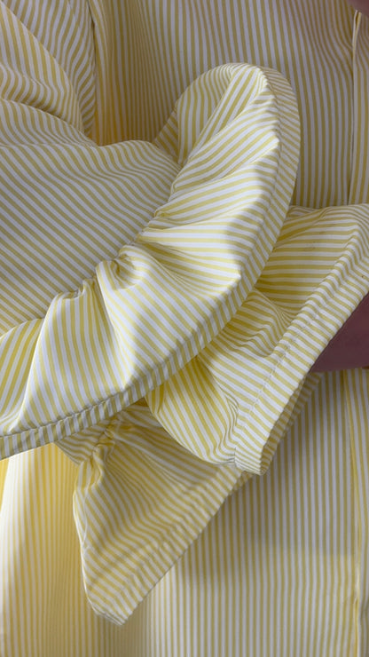 CHEMISE FROUFROU JAUNE