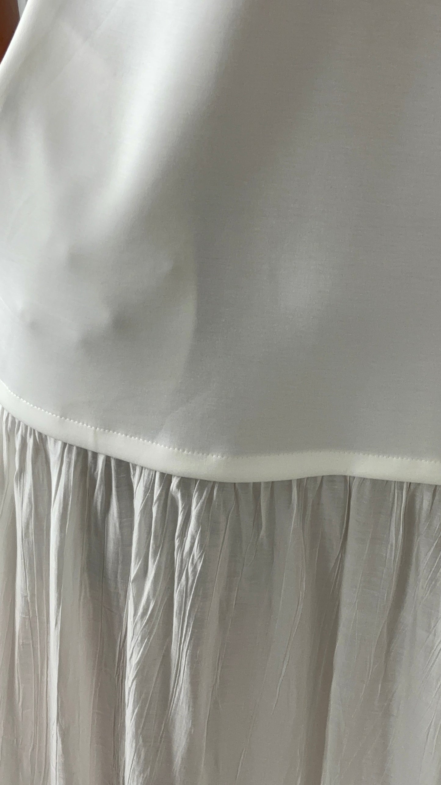 ROBE LONGUE OVERSIZE BLANCHE
