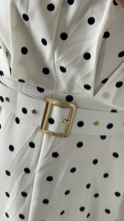 ROBE POIS OVERSIZE BLANCHE