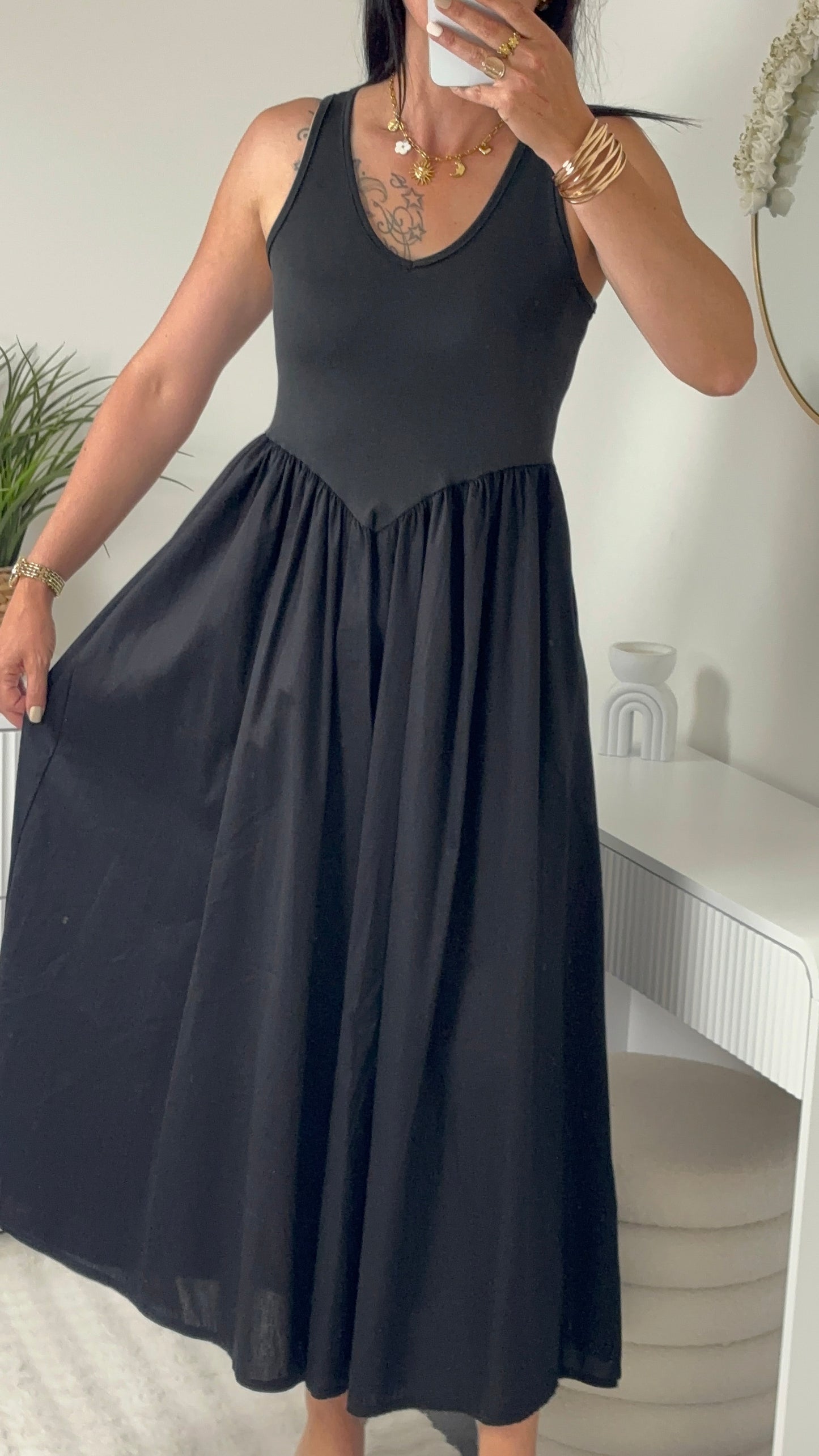 ROBE LONGUE NOIRE