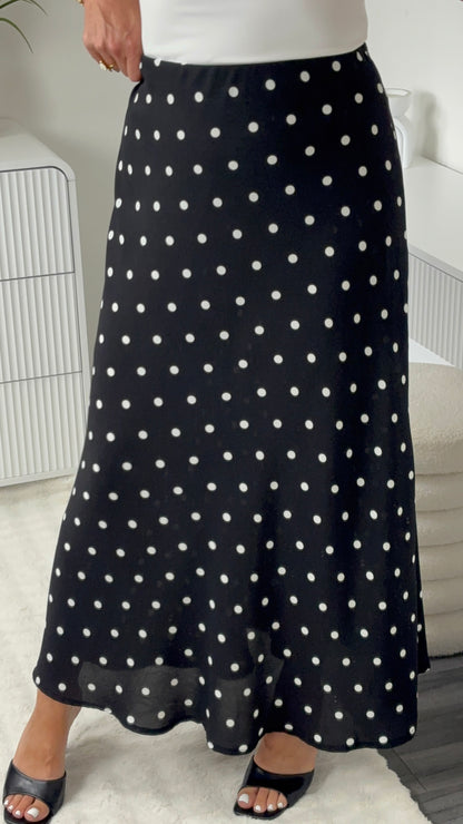 JUPE POIS NOIRE