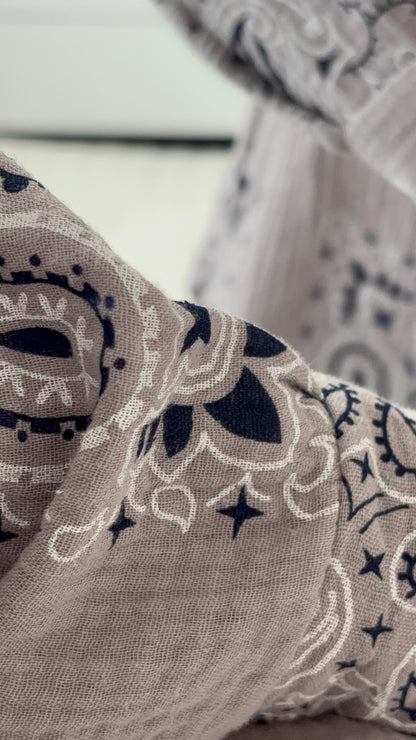 ENSEMBLE BANDANA TAUPE