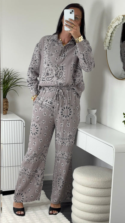 ENSEMBLE BANDANA TAUPE