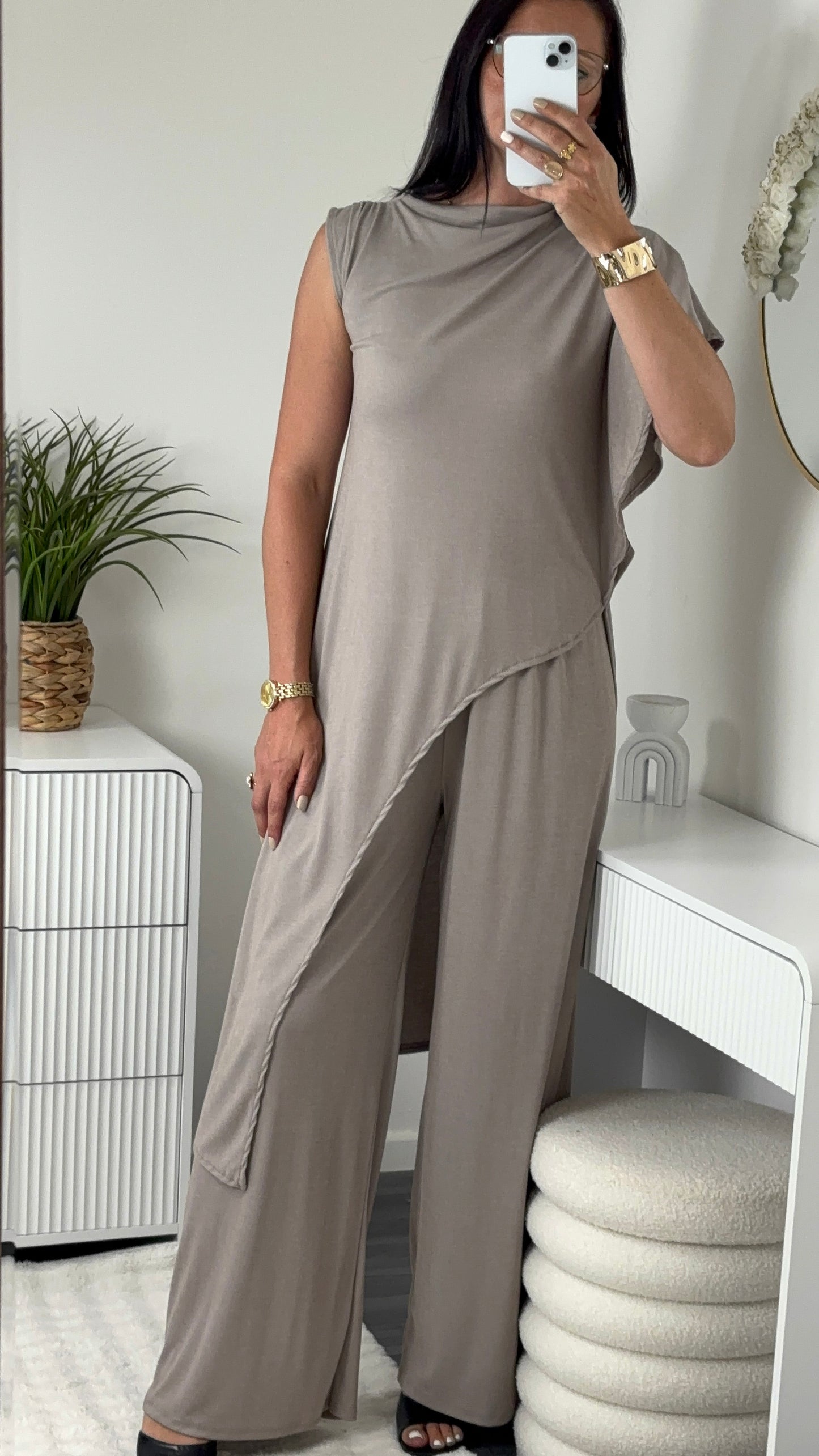 ENSEMBLE LONG TAUPE