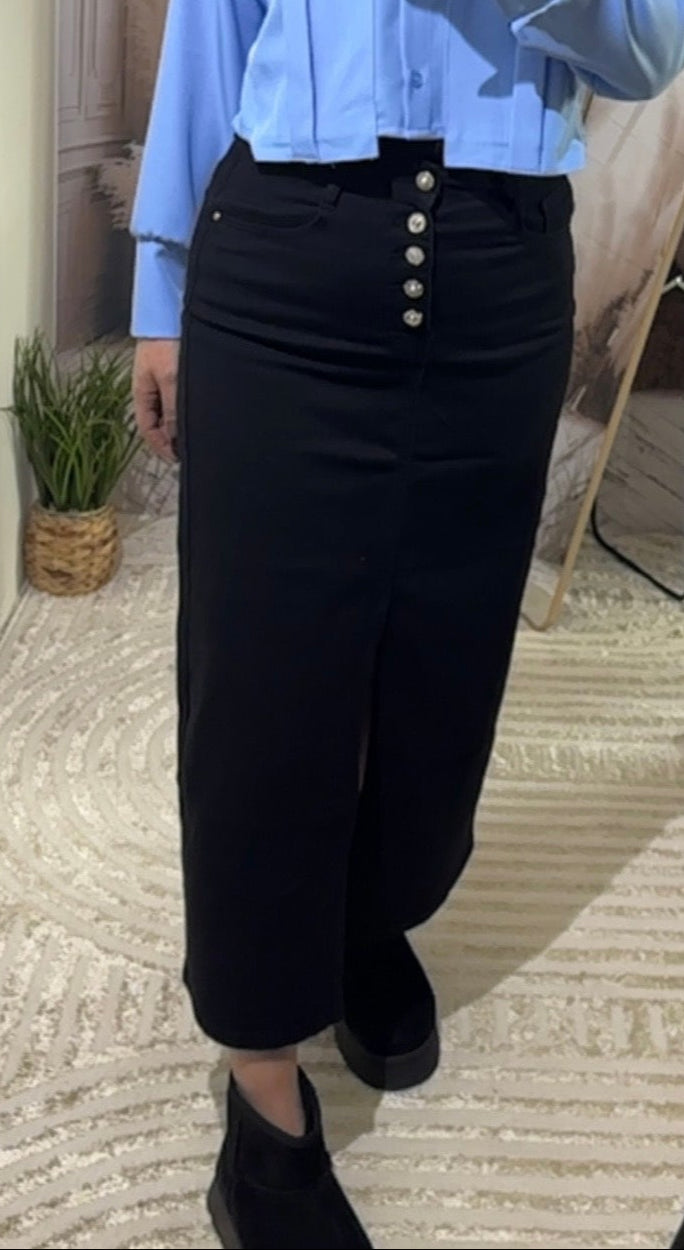 Jupes en jeans noires
