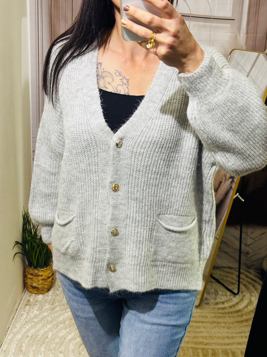 Gilet gris
