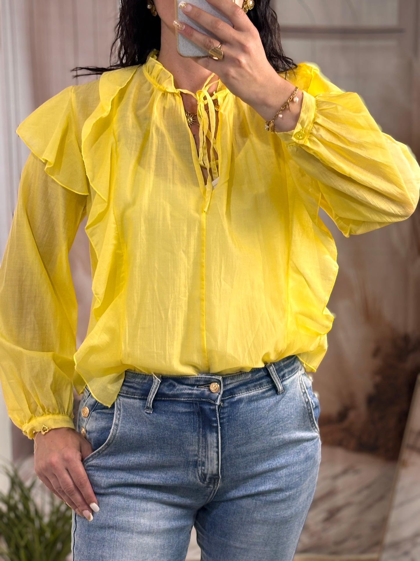 Blouse jaune