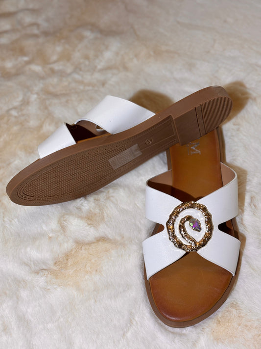 Sandales blanches