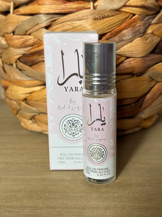Musc Roll-On Yara Rose – Lattafa (sans alcool) 10ml