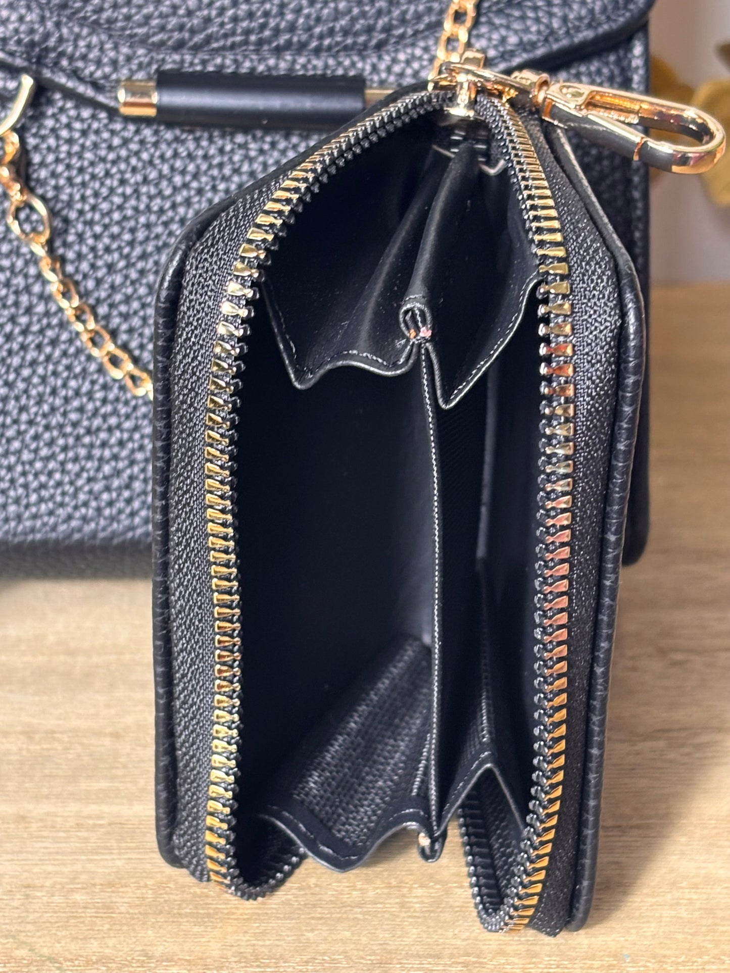 Sac & porte monnaie noir