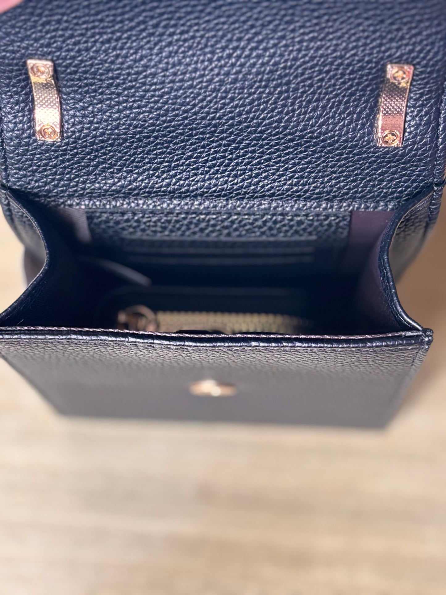 Sac & porte monnaie noir