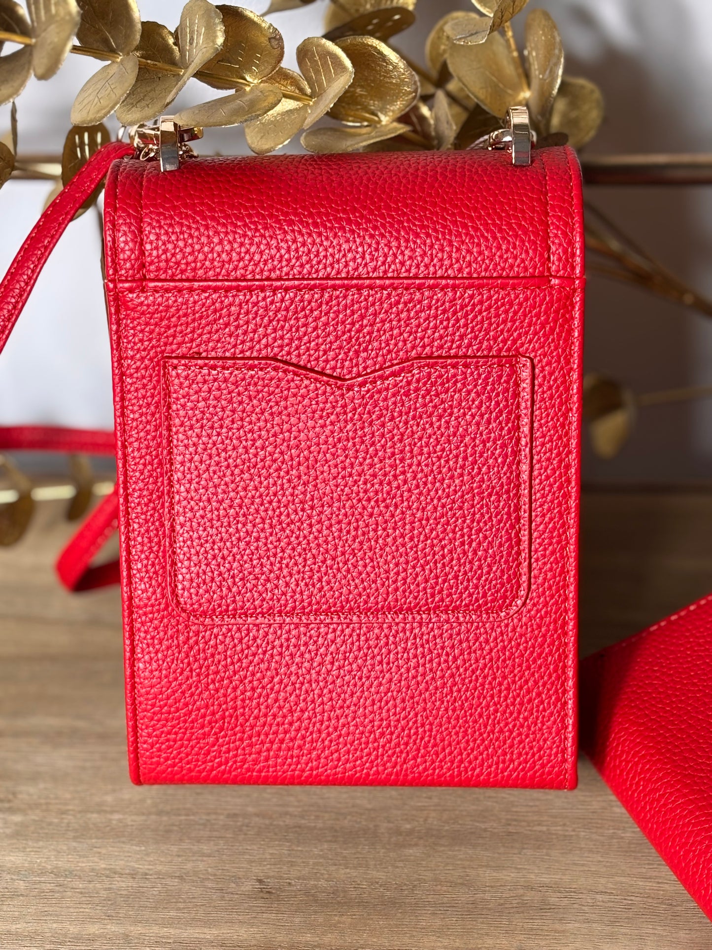 Sac & porte monnaie rouge